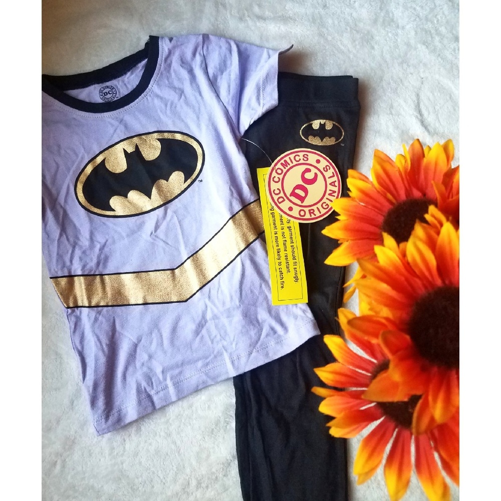 NWT DC Comics Batgirl Pajama Set (oc1)